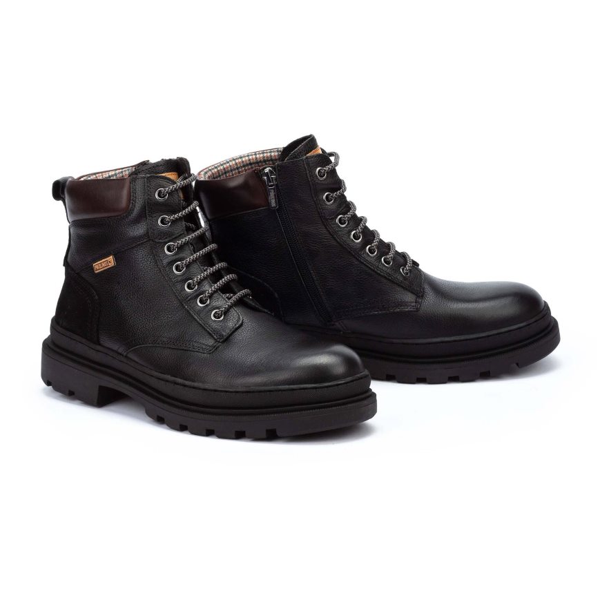 Men's Pikolinos OURENSE Ankle Boots Black | NZ S35209A